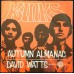 KINKS Autumn Almanac / David Watts (Pye Records 7N 17405) Denmark 1967 PS 45 (Mod)
